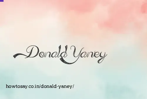 Donald Yaney