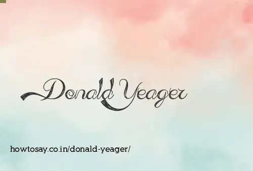Donald Yeager