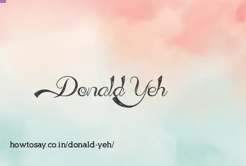 Donald Yeh