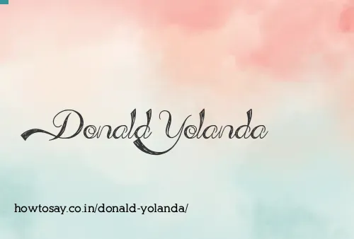 Donald Yolanda