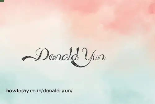 Donald Yun