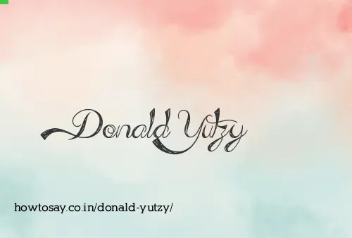 Donald Yutzy