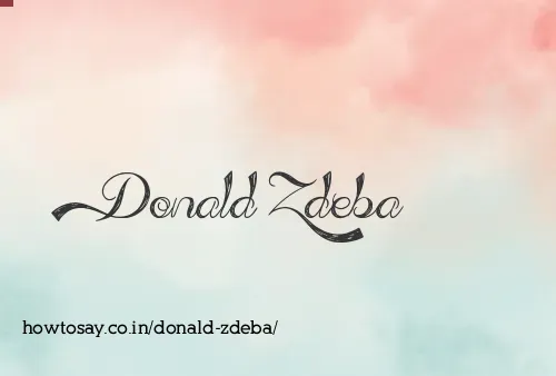 Donald Zdeba