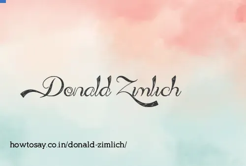 Donald Zimlich