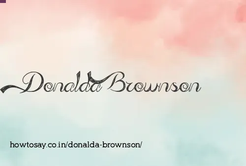 Donalda Brownson