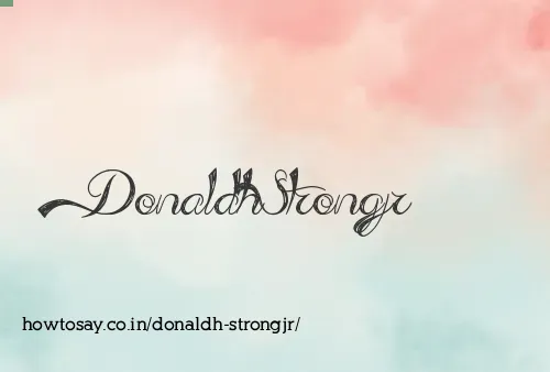 Donaldh Strongjr