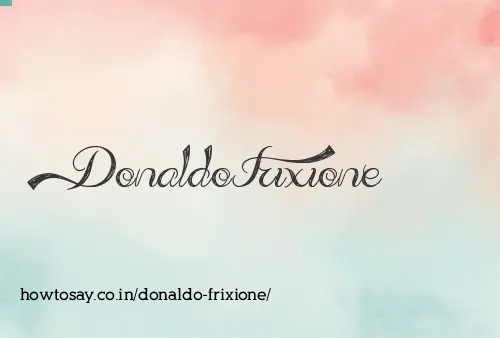 Donaldo Frixione