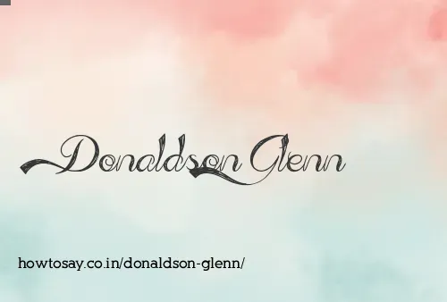 Donaldson Glenn