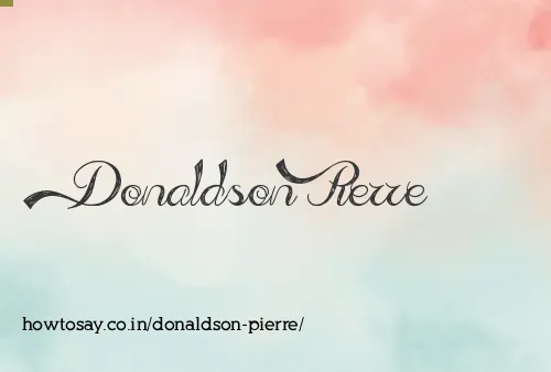 Donaldson Pierre