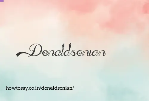 Donaldsonian