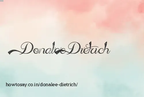 Donalee Dietrich