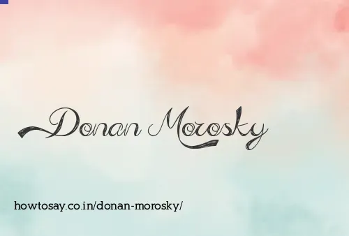 Donan Morosky