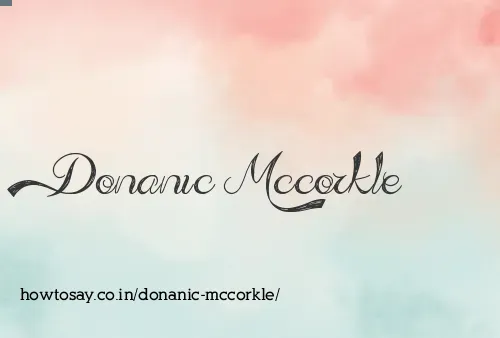 Donanic Mccorkle