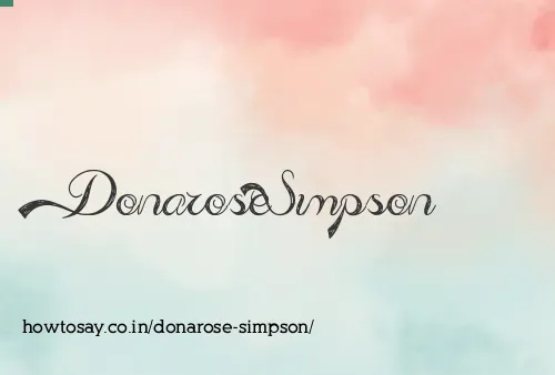Donarose Simpson