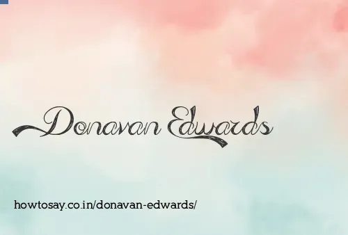 Donavan Edwards