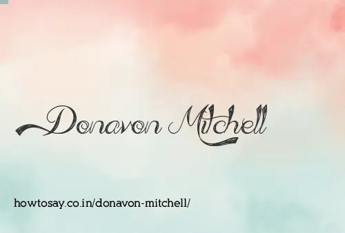 Donavon Mitchell