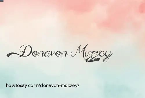 Donavon Muzzey