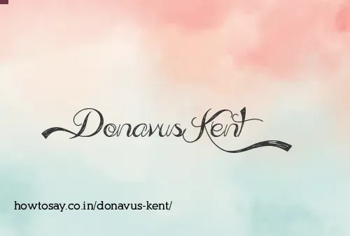 Donavus Kent