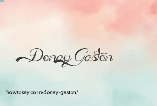 Donay Gaston