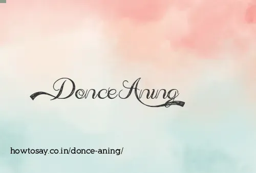 Donce Aning