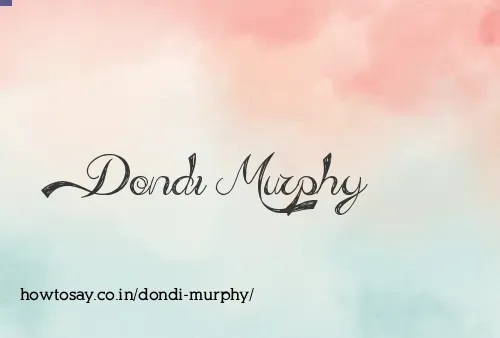 Dondi Murphy