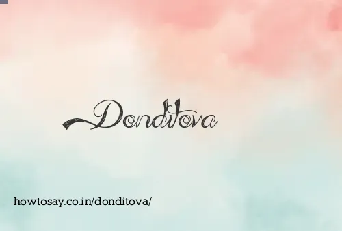 Donditova