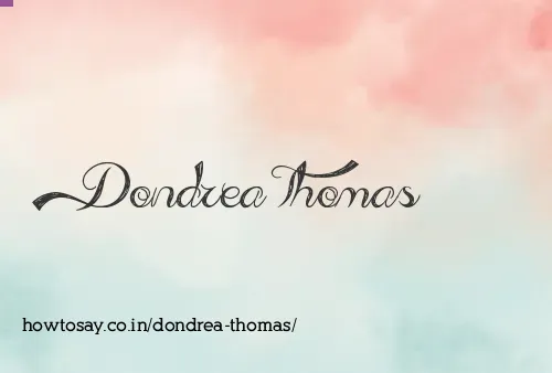 Dondrea Thomas