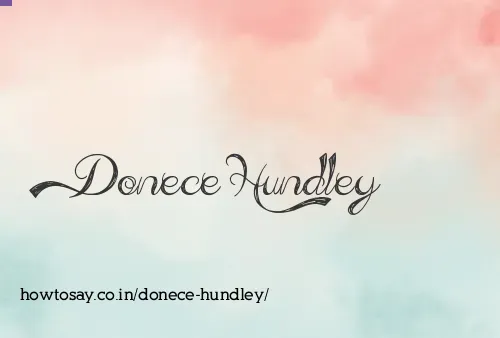 Donece Hundley