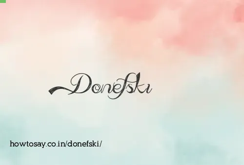 Donefski