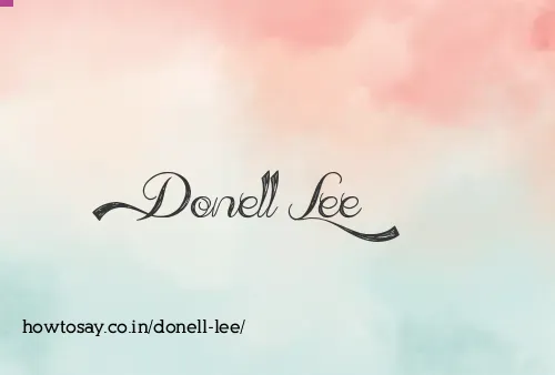Donell Lee