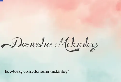 Donesha Mckinley