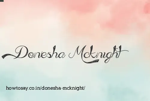 Donesha Mcknight