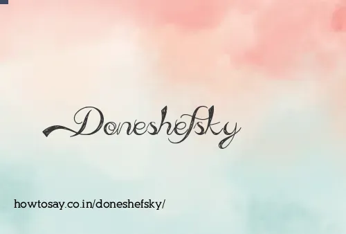 Doneshefsky