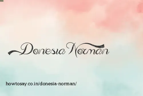 Donesia Norman