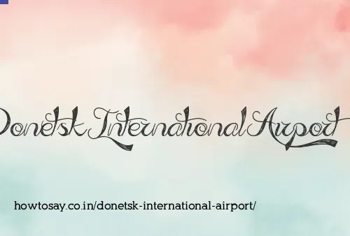 Donetsk International Airport