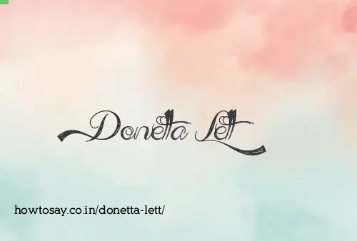 Donetta Lett