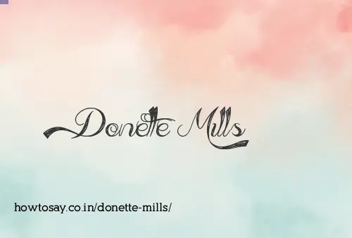Donette Mills
