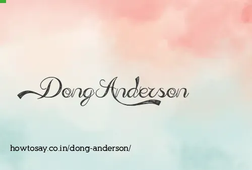 Dong Anderson