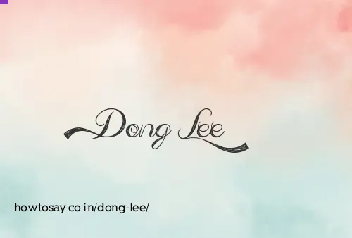 Dong Lee