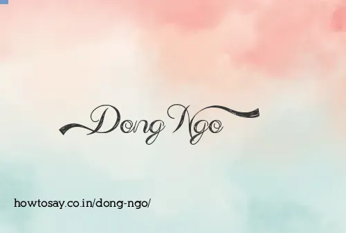 Dong Ngo