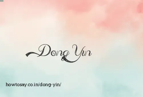 Dong Yin