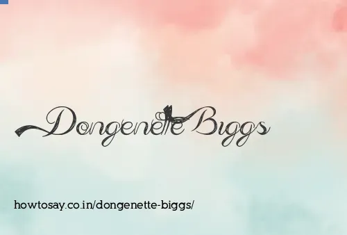 Dongenette Biggs