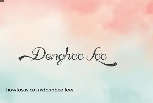 Donghee Lee