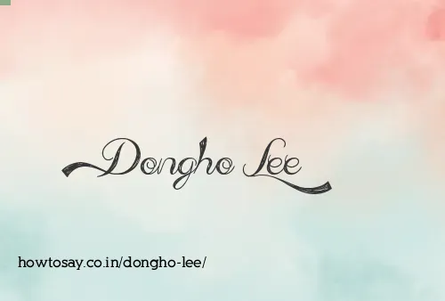 Dongho Lee