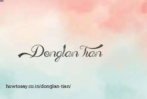 Donglan Tian
