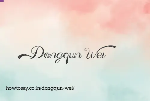 Dongqun Wei