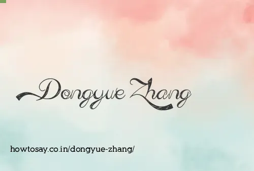 Dongyue Zhang