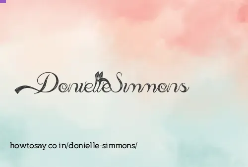 Donielle Simmons