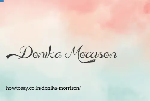 Donika Morrison