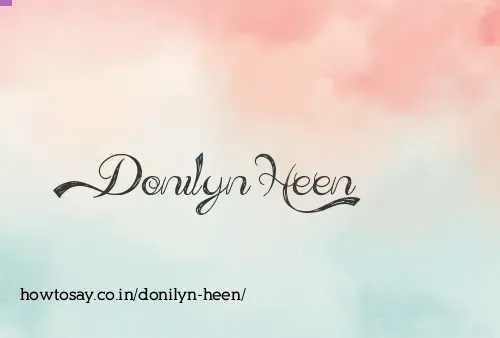 Donilyn Heen